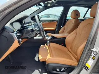 2021 BMW 5 Series 530i xDrive with VIN WBA13BJ00MWX12997, listed as a Copart auction lot 60900435 with 55,064 mi miles and Salvage title. Bid and sale history available at DreamBid. Image 7.