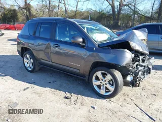 2017 Jeep Compass High Altitude with VIN 1C4NJCEB9HD102884, listed as a IAAI auction lot 41283748 with 82,447 mi miles. Bid and sale history available at carsss.com. Image 1.