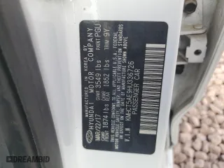 2017 Hyundai Accent SE with VIN KMHCT5AE9HU336726, listed as a Copart auction lot 41382765 with 103,894 mi miles and Salvage Title. Bid and sale history available at carsss.com. Image 12.
