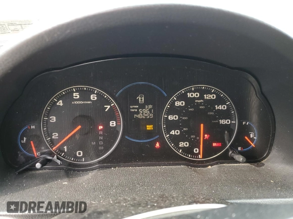 2004 Acura TSX with VIN JH4CL96894C013094, listed as a Copart auction lot 43505365 with 148,259 mi miles and Salvage title. Bid and sale history available at DreamBid. Image 9.