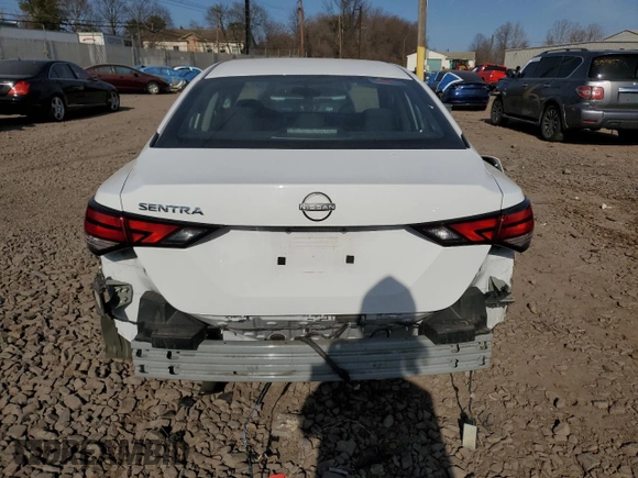 2024 Nissan Sentra S with VIN 3N1AB8BV4RY288620, listed as a Copart auction lot 49060885 with 31,656 mi miles and Salvage Title. Bid and sale history available at carsss.com. Image 6.