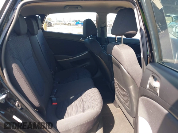 2017 Hyundai Accent SE with VIN KMHCT5AE6HU363642, listed as a IAAI auction lot 41973617 with 128,269 mi miles. Bid and sale history available at carsss.com. Image 8.