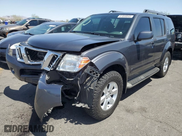 2012 Nissan Pathfinder Silver Edition with VIN 5N1AR1NB9CC622234, listed as a Copart auction lot 61858845 with 103,111 mi miles and Salvage title. Bid and sale history available at DreamBid. Image 1.