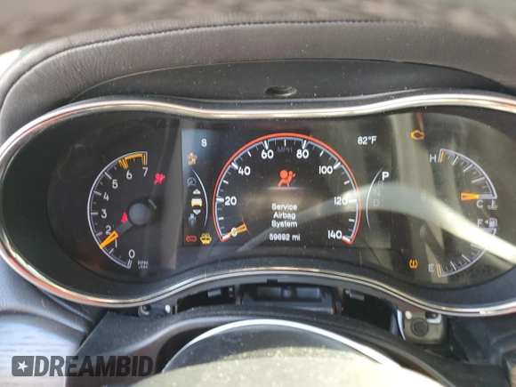 2018 Jeep Grand Cherokee Overland z VIN 1C4RJFCT1JC502125, wystawiony jako Copart lot #61613274 z przebiegiem 59 692 mil mil oraz Nie do naprawy • Non repairable. Historia ofert i sprzedaży dostępna na DreamBid. Obrazek 9.