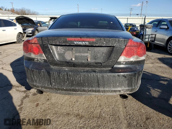 2007 Volvo C70 with VIN YV1MC68207J015632, listed as a Copart auction lot 88679475 with 205,517 mi miles and Salvage Title. Bid and sale history available at carsss.com. Image 6.