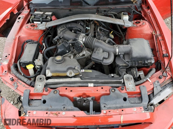 2013 Ford Mustang V6 with VIN 1ZVBP8EM8D5209863, listed as a Copart auction lot 56799405 with 120,342 mi miles and Salvage title. Bid and sale history available at DreamBid. Image 11.
