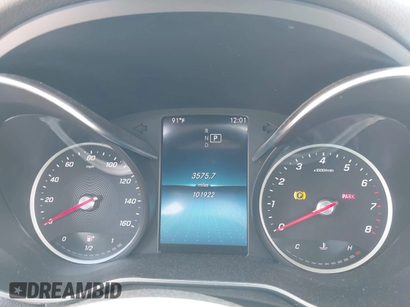 2019 Mercedes-Benz C 300 with VIN WDDWF8DB9KR506000, listed as a IAAI auction lot 41938881 with 101,922 mi miles and . Bid and sale history available at DreamBid. Image 7.