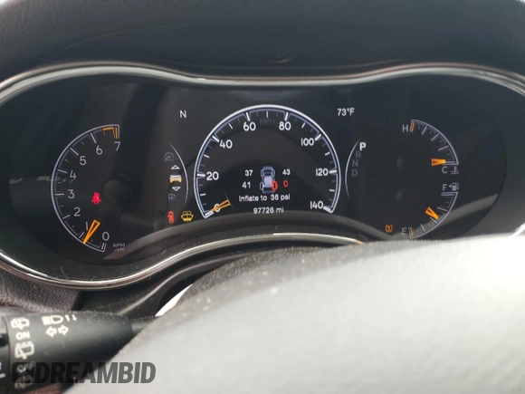 2019 Jeep Grand Cherokee Altitude with VIN 1C4RJFAG8KC760617, listed as a Copart auction lot 60262015 with 97,726 mi miles and Salvage title. Bid and sale history available at DreamBid. Image 9.