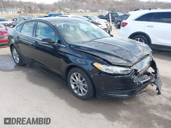 2017 Ford Fusion SE with VIN 3FA6P0H76HR153457, listed as a IAAI auction lot 41667738 with 131,440 mi miles. Bid and sale history available at carsss.com. Image 1.