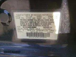 2012 Nissan Versa SV with VIN 3N1CN7AP8CL893094, listed as a Copart auction lot 46476265 with 197,897 mi miles and Salvage Title. Bid and sale history available at carsss.com. Image 14.