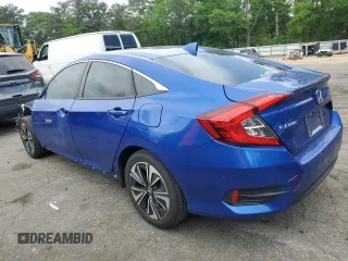 2016 Honda Civic EX-T z VIN 19XFC1F34GE016549, wystawiony jako Copart lot #53488995 z przebiegiem 26 021 mil mil oraz Szkoda całkowita • Salvage title. Historia ofert i sprzedaży dostępna na DreamBid. Obrazek 2.