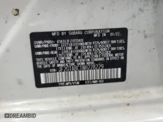 2022 Subaru Crosstrek with VIN JF2GTABC1NH228229, listed as a Copart auction lot 51597275 with 45,788 mi miles and Salvage Title. Bid and sale history available at carsss.com. Image 13.