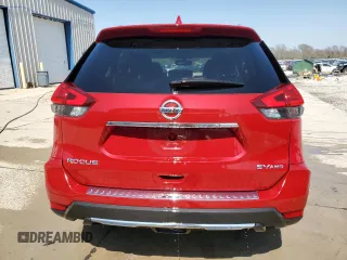 2017 Nissan Rogue S with VIN JN8AT2MV0HW258108, listed as a Copart auction lot 52141815 with 128,306 mi miles and Salvage Title. Bid and sale history available at carsss.com. Image 6.