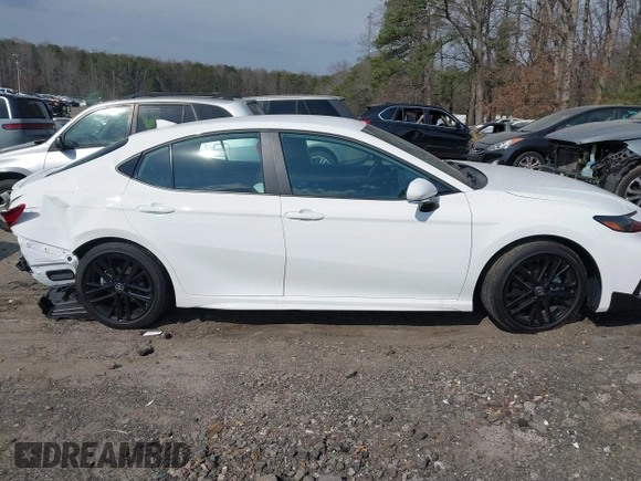 2025 Toyota Camry LE with VIN 4T1DAACK9SU084957, listed as a IAAI auction lot 41688859 with 7,396 mi miles and . Bid and sale history available at DreamBid. Image 13.