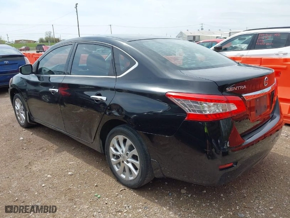2015 Nissan Sentra S with VIN 3N1AB7AP4FY264651, listed as a IAAI auction lot 41894026 with 302,815 mi miles. Bid and sale history available at carsss.com. Image 3.