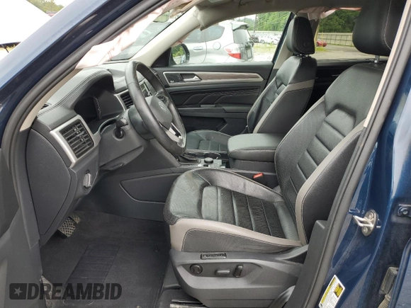 2021 Volkswagen Atlas SEL Premium with VIN 1V2TR2CA0MC532578, listed as a Copart auction lot 58321935 with 95,283 mi miles and Salvage title. Bid and sale history available at DreamBid. Image 7.