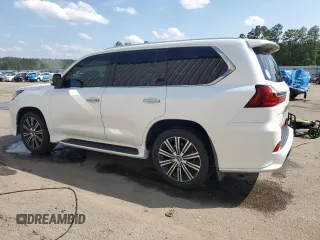 2020 Lexus LX 570 with VIN JTJDY7AX6L4332372, listed as a Copart auction lot 57315675 with 132,418 mi miles and Salvage title. Bid and sale history available at DreamBid. Image 2.