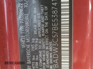 2011 BMW 3 Series 328i with VIN WBADW3C57BE538741, listed as a Copart auction lot 44600395 with 195,905 mi miles and Salvage Title. Bid and sale history available at carsss.com. Image 12.