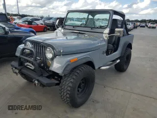 1980 Jeep CJ z VIN J0M93EH715209, wystawiony jako Copart lot #74451134 z przebiegiem Nie podano mil oraz Szkody całkowita. Historia ofert i sprzedaży dostępna na DreamBid. Obrazek 1.