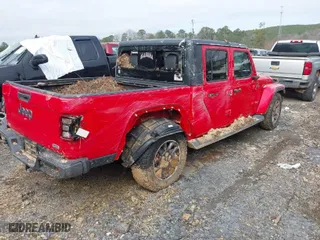 2020 Jeep Gladiator Overland with VIN 1C6HJTFG6LL103360, listed as a IAAI auction lot 41619692 with 1 mi miles. Bid and sale history available at carsss.com. Image 4.