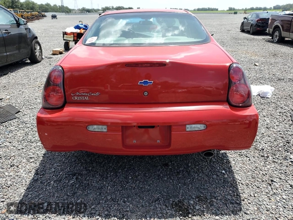 2004 Chevrolet Monte Carlo LS with VIN 2G1WW12E349282937, listed as a Copart auction lot 60886115 with 60,320 mi miles and Salvage title. Bid and sale history available at DreamBid. Image 6.