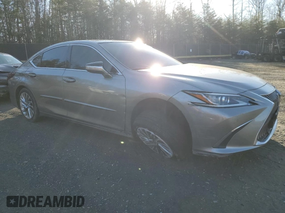 2019 Lexus ES 350 with VIN 58ABZ1B17KU026671, listed as a Copart auction lot 50036715 with 62,608 mi miles and Salvage Title. Bid and sale history available at DreamBid. Image 4.