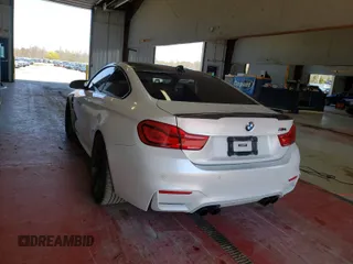 2018 BMW M4 with VIN WBS4Y9C52JAC87077, listed as a Copart auction lot 44323394 with 18,253 mi miles. Bid and sale history available at carsss.com. Image 3.