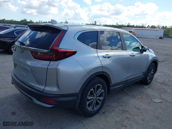 2020 Honda CR-V EX-L with VIN 7FARW1H88LE021419, listed as a IAAI auction lot 41538356 with 30,655 mi miles. Bid and sale history available at carsss.com. Image 4.