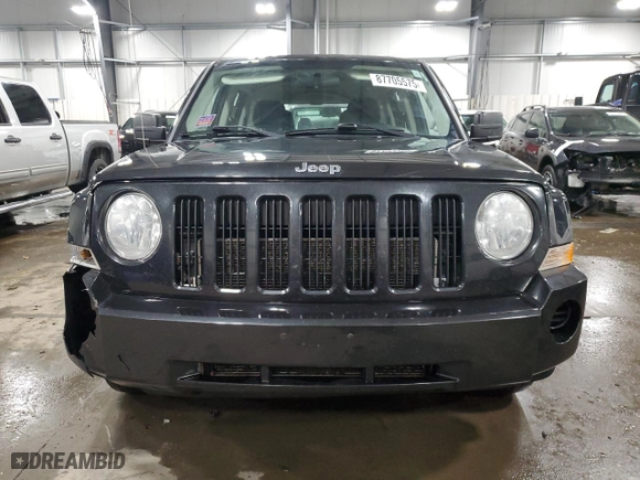 2010 Jeep Patriot Sport with VIN 1J4NT2GB7AD503156, listed as a Copart auction lot 87705575 with 160,397 mi miles and Salvage Title. Bid and sale history available at carsss.com. Image 5.