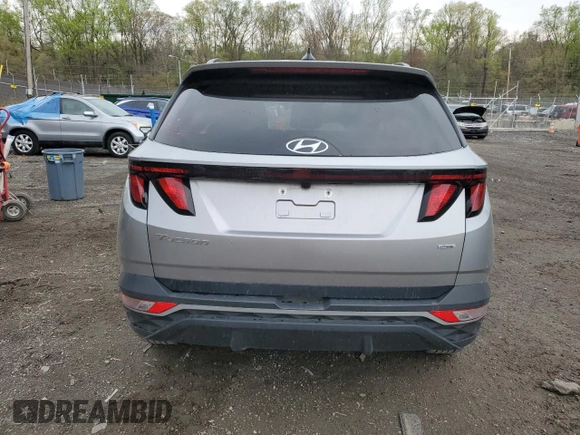 2024 Hyundai Tucson SEL with VIN 5NMJBCDE5RH342935, listed as a Copart auction lot 52874745 with 48,009 mi miles and Non Repairable. Bid and sale history available at carsss.com. Image 6.