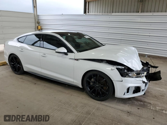 2018 Audi A5 Sportback Premium Plus with VIN WAUENCF57JA010688, listed as a Copart auction lot 49540794 with 66,981 mi miles. Bid and sale history available at carsss.com. Image 4.