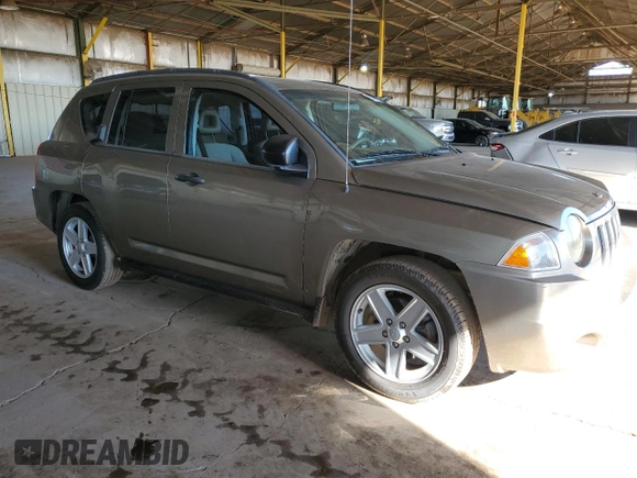 2007 Jeep Compass Sport with VIN 1J8FT47W17D196481, listed as a Copart auction lot 50639085 with 120,490 mi miles and Clean Title. Bid and sale history available at carsss.com. Image 4.