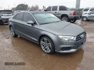2020 Audi A3 Sedan Premium with VIN WAUAUGFF5LA104296, listed as a IAAI auction lot 41629104 with 60,474 mi miles. Bid and sale history available at carsss.com. Image 1.