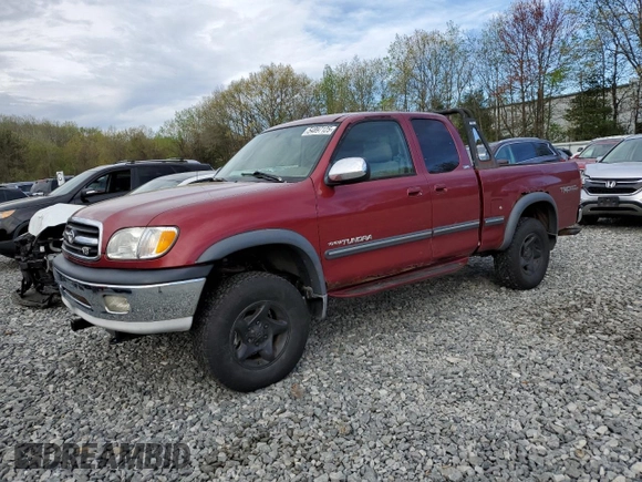 2000 Toyota Tundra SR5 with VIN 5TBBT4419YS043960, listed as a Copart auction lot 54897125 with 162,606 mi miles and Clean Title. Bid and sale history available at DreamBid. Image 1.