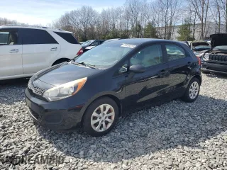 2013 Kia Rio LX with VIN KNADM5A30D6107500, listed as a Copart auction lot 50458555 with 113,718 mi miles and Clean Title. Bid and sale history available at carsss.com. Image 1.