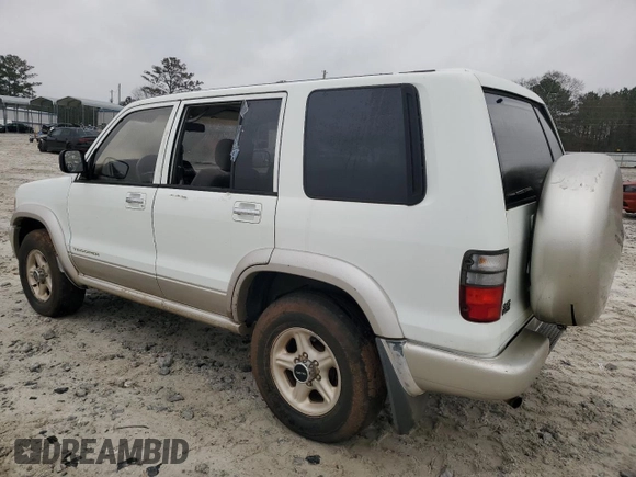 2001 Isuzu Trooper S z VIN JACDS58X317J10350, wystawiony jako Copart lot #86424714 z przebiegiem 186 279 mil mil oraz Czysty tytuł • Clean title. Historia ofert i sprzedaży dostępna na DreamBid. Obrazek 2.