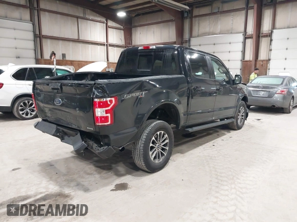2020 Ford F-150 XL with VIN 1FTEW1EP7LFA52999, listed as a IAAI auction lot 42395772 with 75,709 mi miles and . Bid and sale history available at DreamBid. Image 4.