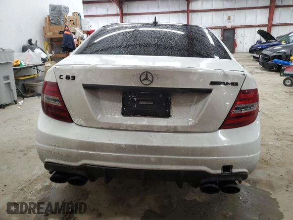 2010 Mercedes-Benz C 63 AMG with VIN WDDGF7HBXAF431638, listed as a Copart auction lot 44015185 with 112,912 mi miles and Salvage Title. Bid and sale history available at carsss.com. Image 6.