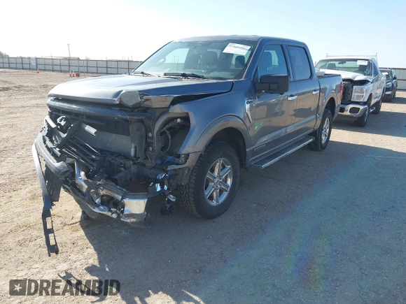 2024 Ford F-150 XLT with VIN 1FTFW3LD9RFA71927, listed as a IAAI auction lot 42050486 with 44,137 mi miles. Bid and sale history available at carsss.com. Image 17.