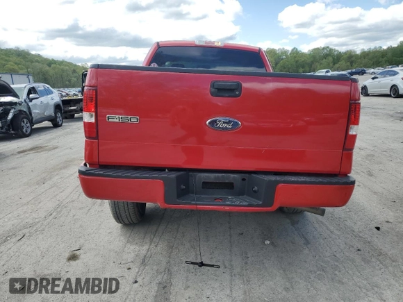 2008 Ford F-150 STX z VIN 1FTRX14W38FB37563, wystawiony jako Copart lot #56236475 z przebiegiem 185 648 mil mil oraz Szkoda całkowita • Salvage title. Historia ofert i sprzedaży dostępna na DreamBid. Obrazek 6.