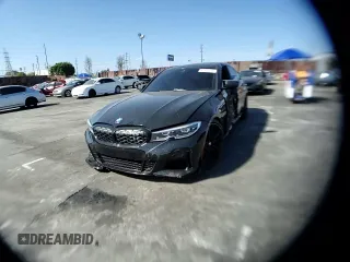 2021 BMW 3 Series M340i with VIN 3MW5U7J08M8C10288, listed as a Copart auction lot 47652205 with 39,866 mi miles and Salvage Title. Bid and sale history available at carsss.com. Image 10.