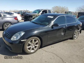 2006 Infiniti G35 with VIN JNKCV51E96M504696, listed as a Copart auction lot 48632185 with 193,380 mi miles and Salvage Title. Bid and sale history available at carsss.com. Image 1.