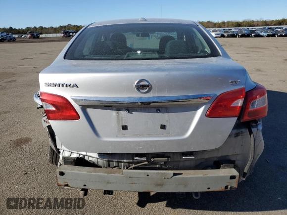 2019 Nissan Sentra SV with VIN 3N1AB7AP7KY447956, listed as a Copart auction lot 43053565 with 128,135 mi miles and Non Repairable. Bid and sale history available at DreamBid. Image 6.