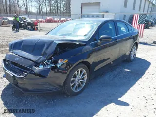 2017 Ford Fusion SE with VIN 3FA6P0H76HR320190, listed as a IAAI auction lot 41872865 with 93,691 mi miles. Bid and sale history available at carsss.com. Image 2.