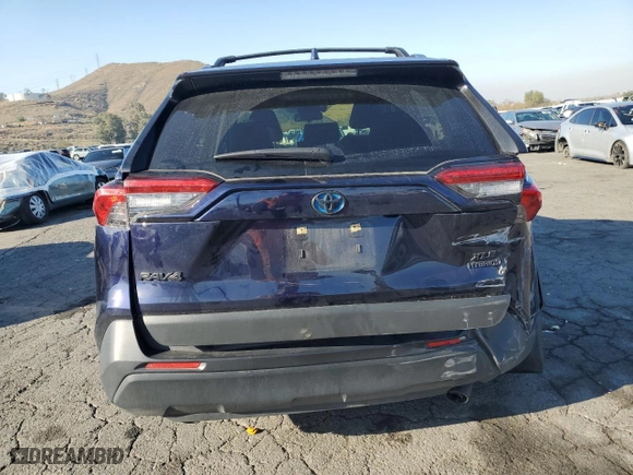 2024 Toyota RAV4 Hybrid XLE Premium with VIN JTMB6RFV6RD126514, listed as a Copart auction lot 44780565 with 52,822 mi miles and Salvage Title. Bid and sale history available at carsss.com. Image 6.
