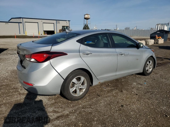 2014 Hyundai Elantra SE with VIN 5NPDH4AE4EH462714, listed as a Copart auction lot 51678175 with 188,850 mi miles and Salvage Title. Bid and sale history available at DreamBid. Image 3.
