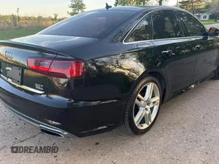 2016 Audi A6 3.0T Premium Plus with VIN WAUFGAFC6GN042406, listed as a Copart auction lot 53582495 with 185,560 mi miles and Clean Title. Bid and sale history available at carsss.com. Image 4.