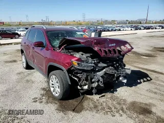 2021 Jeep Cherokee Latitude with VIN 1C4PJLCBXMD192262, listed as a Copart auction lot 57325295 with 208,134 mi miles and Salvage title. Bid and sale history available at DreamBid. Image 14.