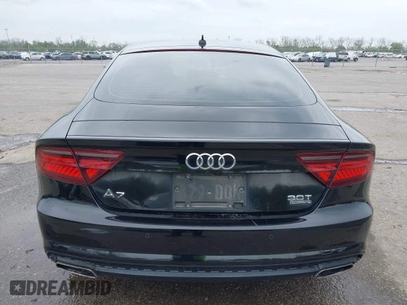 2016 Audi A7 3.0 Premium Plus with VIN WAUWGAFC5GN084310, listed as a IAAI auction lot 41888704 with 92,132 mi miles. Bid and sale history available at carsss.com. Image 16.
