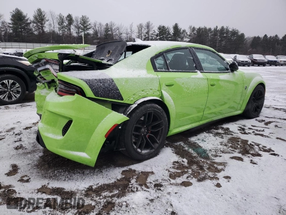 2023 Dodge Charger SRT Hellcat Widebody Jailbreak with VIN 2C3CDXL94PH587642, listed as a Copart auction lot 83102964 with Not Provided miles and Salvage Title. Bid and sale history available at carsss.com. Image 3.